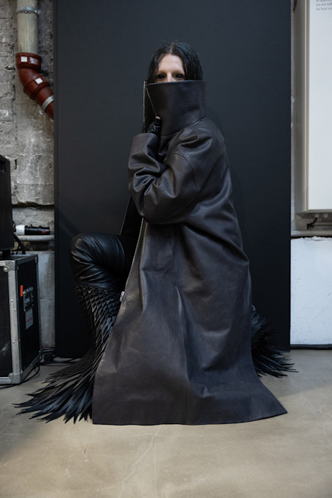 How Rick Owens’s Futuristic Feather Boots Stomped Through Fashion Week