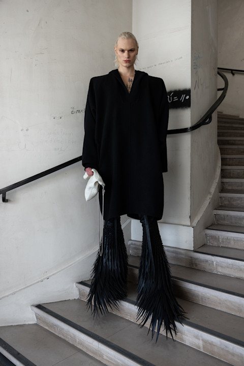 How Rick Owens’s Futuristic Feather Boots Stomped Through Fashion Week