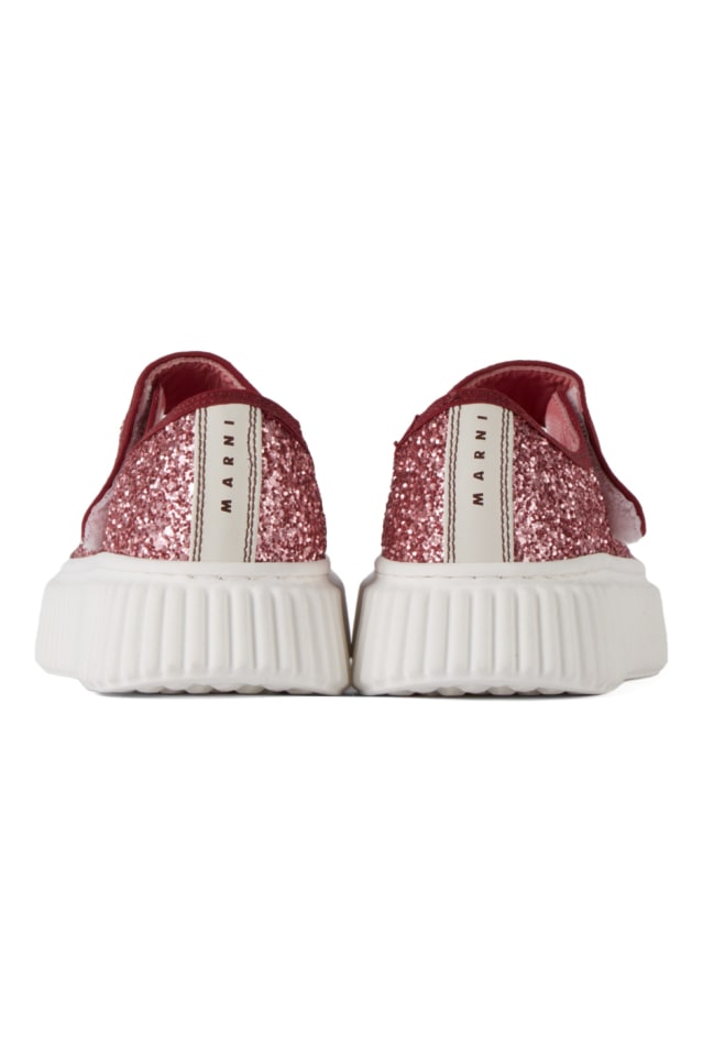 pink sequin sneakers