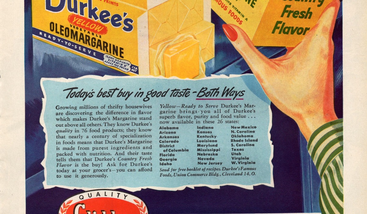 Oleomargarine With a Color Packet
