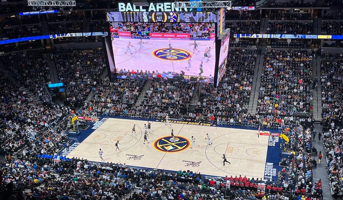 Denver Nuggets Rainbow Skyline