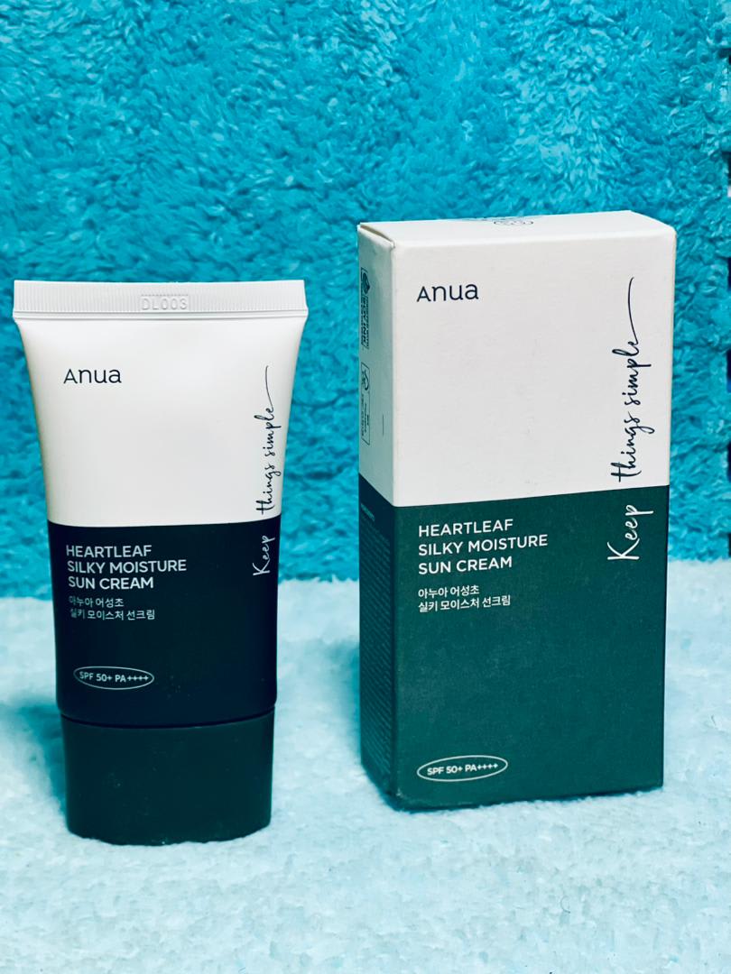 Anua Heartleaf Silky Moisture Sun Cream 50ml