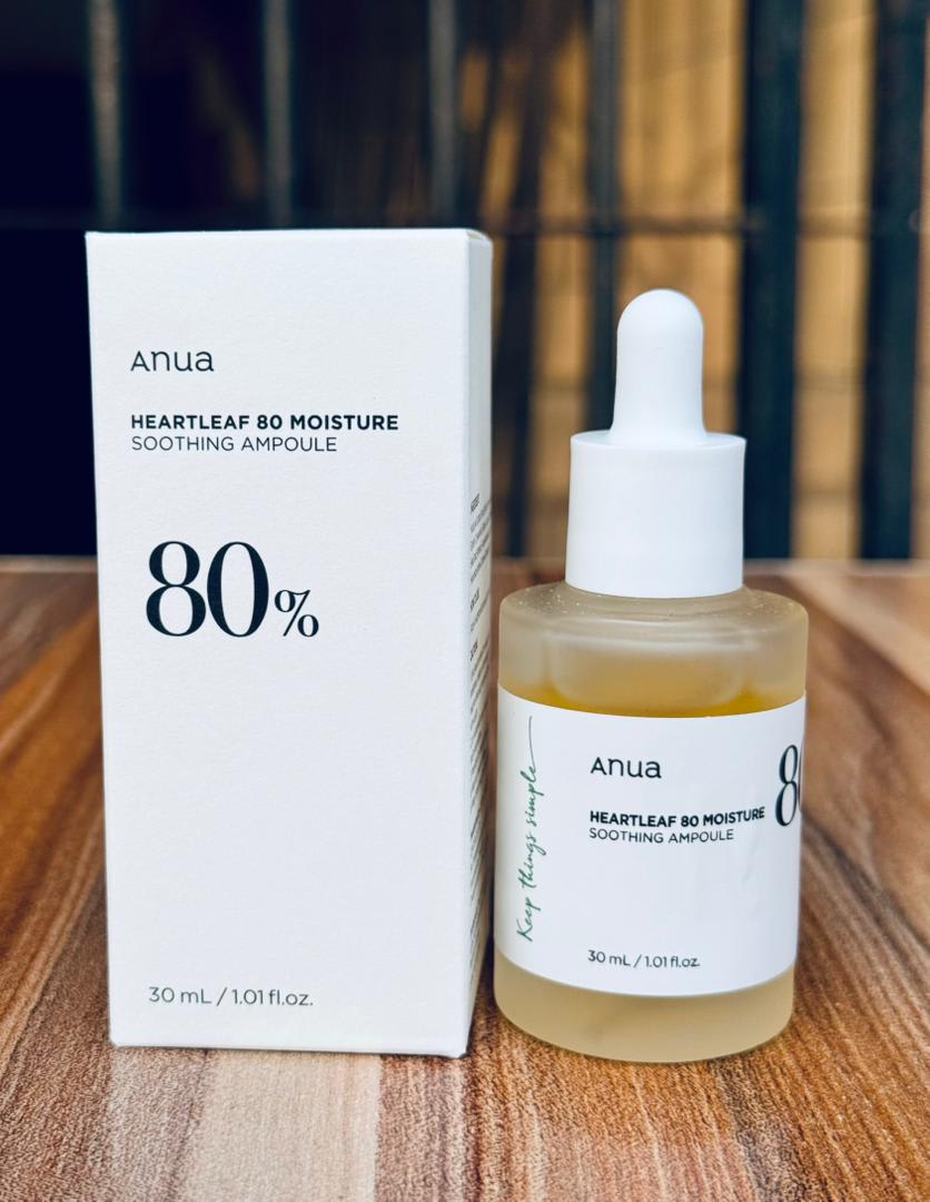 Anua Heartleaf 80 Moisture Soothing Amooule Serum