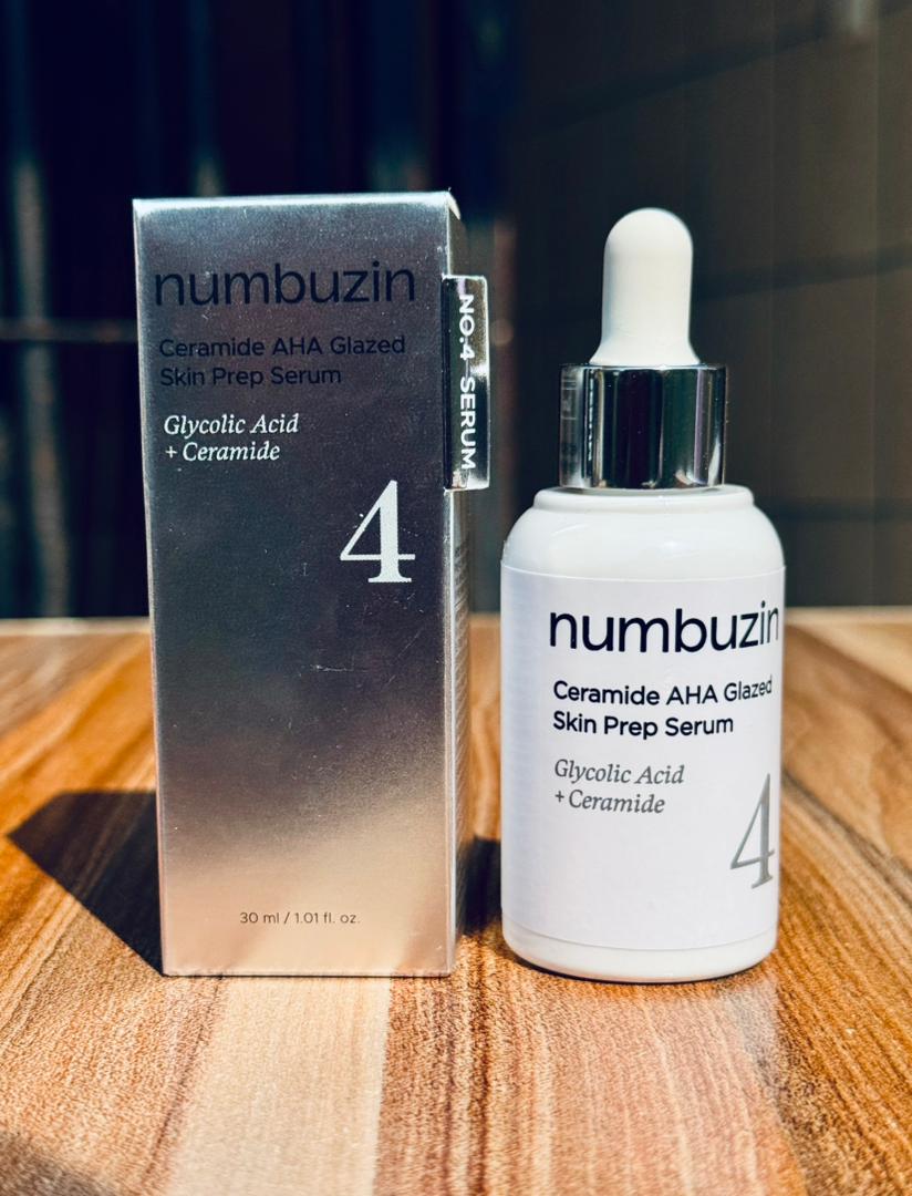 Numbuzin No 4 Ceramide Aha Glazed Skin Prep Serum