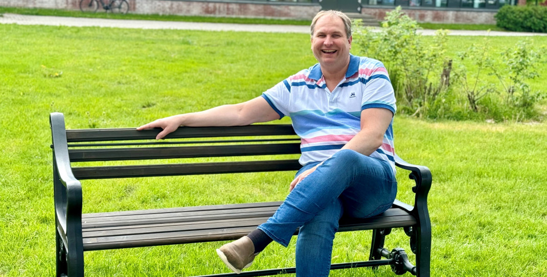 Ordfører Christian Bendz på Bendz benken