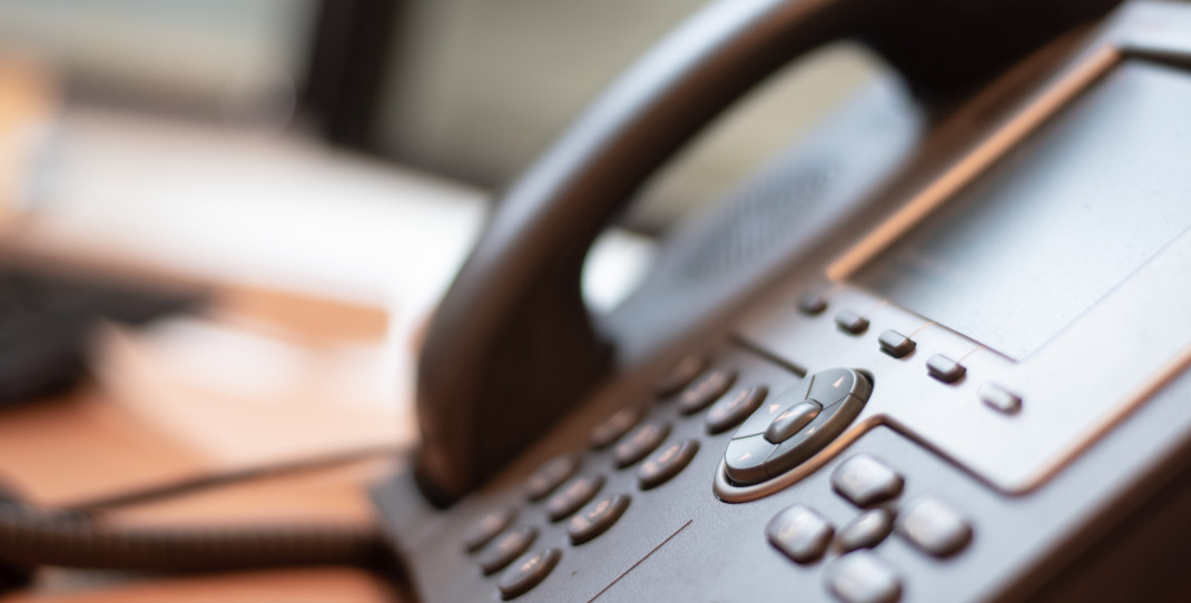 Illustrasjonsbilde telefonapparat