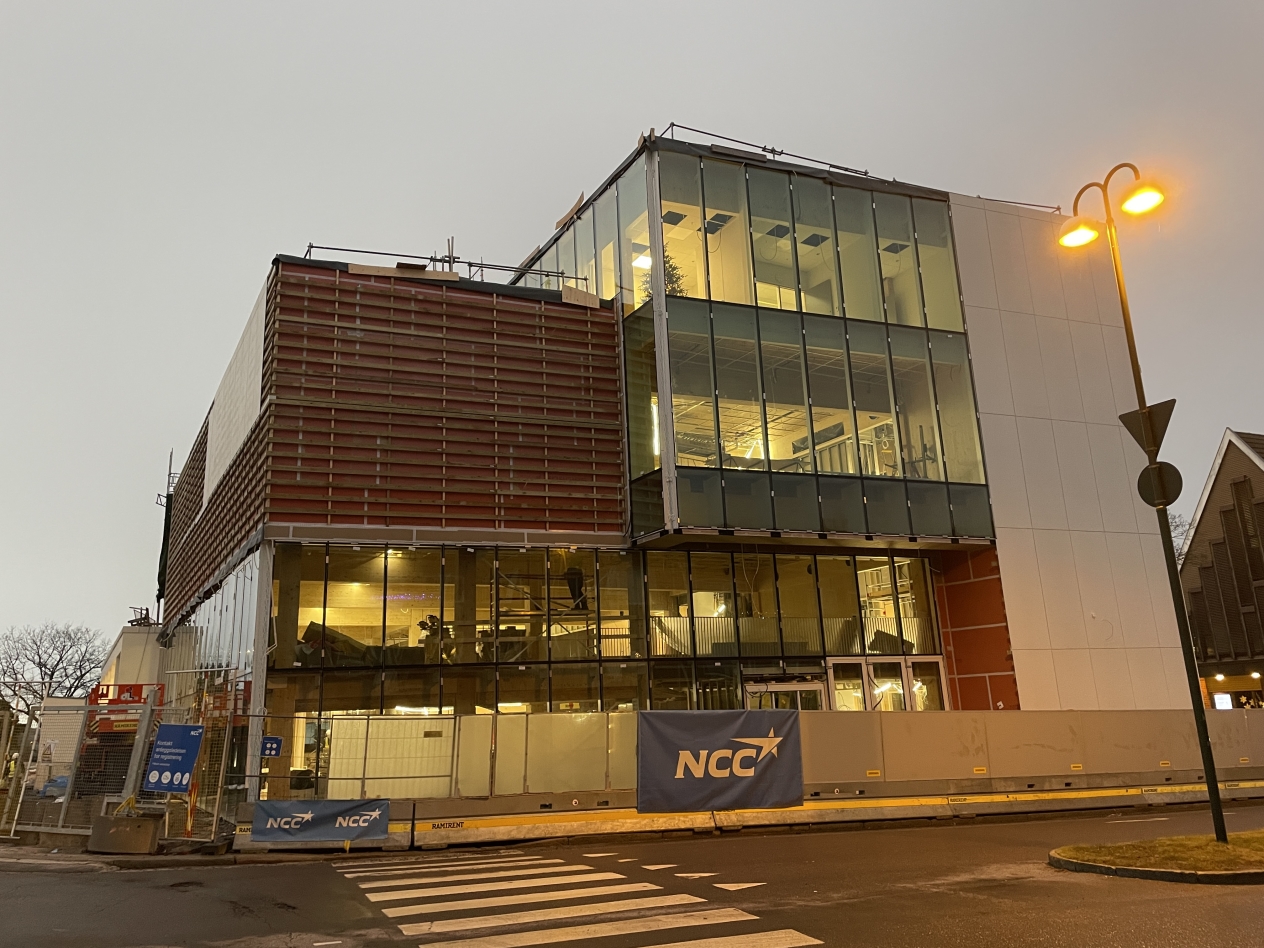 Hovedbiblioteket utvendig 20.desember 2023