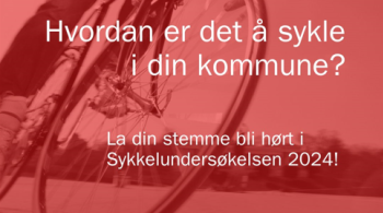 Sykkelundersøkelsen 2024 Bilde: Syklistforeningen