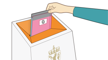 Fra 10. august til og med 8. september kan du forhåndsstemme på kommunehuset og biblioteket i Randaberg (illustrasjonsbilde). Godt valg! Fra 10. august til og med 8. september kan du forhåndsstemme på kommunehuset og biblioteket i Randaberg (illustrasjonsbilde). Godt valg!