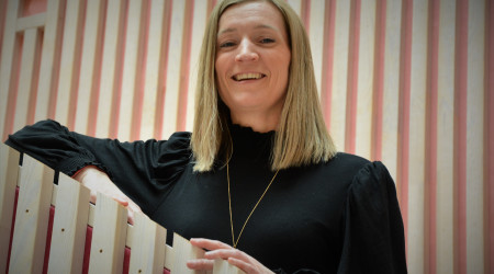 Ingunn Skretting i helsehustrappen