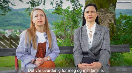 Stillbilde fra filmen flyktninger i jobb