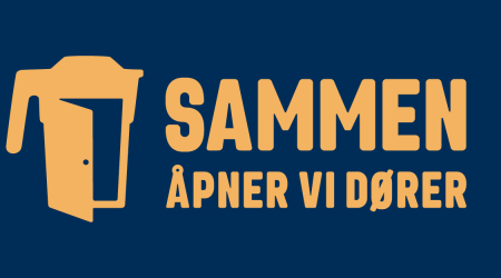 Den offisielle logoen til TV-aksjonen "Sammen åpner vi dører"