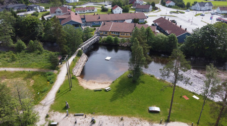 Dronefoto av Konsmoparken