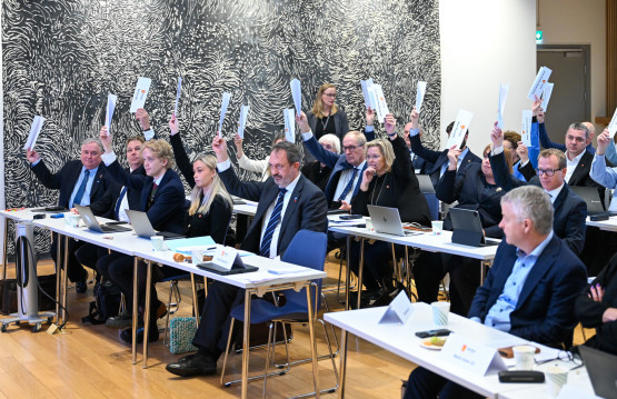 Fylkestingsmøte i Vestfold. Foto: Anders Palmer-Holmen
