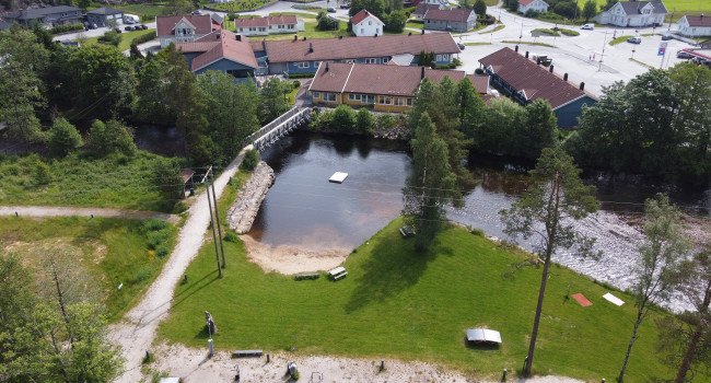 Dronefoto av Konsmoparken