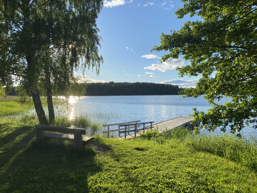TUNEVANNET: Populære Tunevannet i Sarpsborg (foto: Ole Christian Foss)