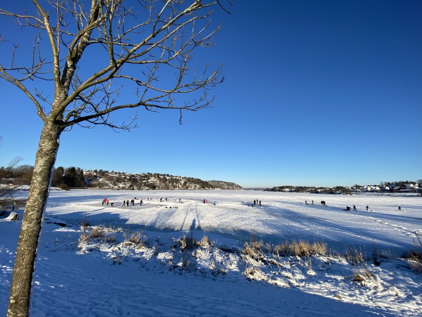 VINTER I GLENGSHØLEN: Illustrasjonbilde fra Glengshølen en vinterdag i 2021 (foto: Ole Christian Foss)