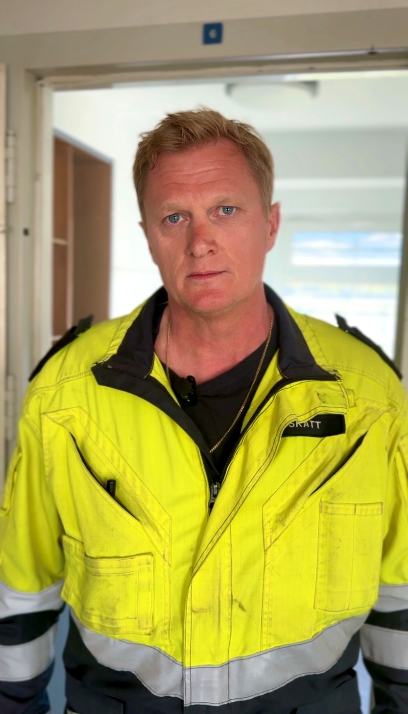 Fredrik Skatt er øvingsleder (foto Ole Christian Foss)