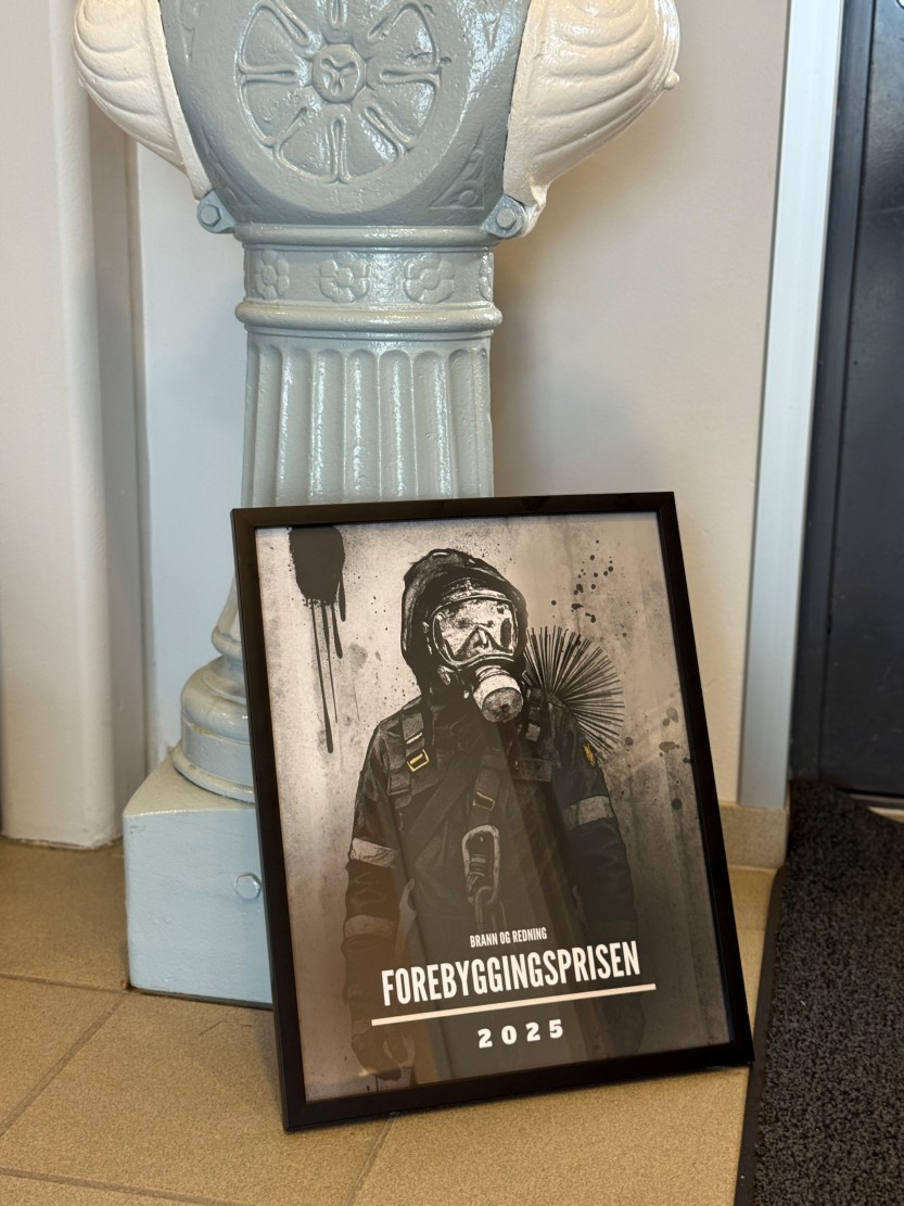 Sarpsborg brannvesen er tildelt Brannforebyggingsprisen 2025 for sitt unike og helhetlige arbeid med Rød tråd-programmet (foto: Ole Christian Foss)