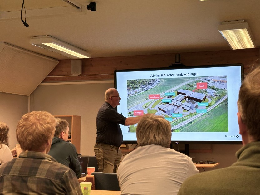 Stein Solheim Olsen presenterer for Miljødepartementet