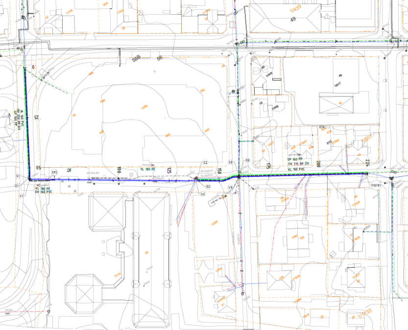 kart over rådhuskvartalet