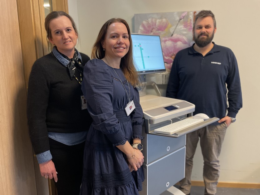 Caroline Akselsen, Inger Elisabeth Sælid og Mathias Ostad