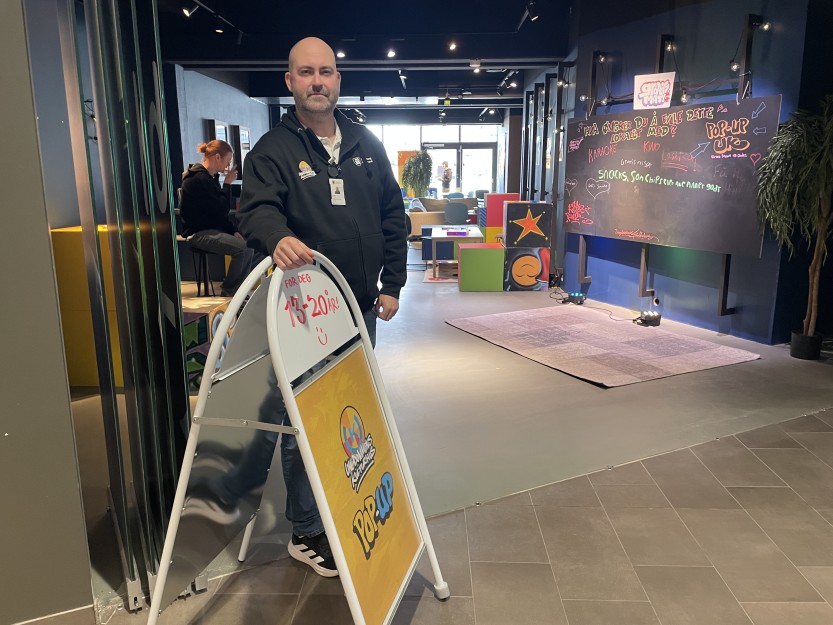 Pål Kristian Antonsen er prosjektleder for popup fritidstilbud i Storbyen