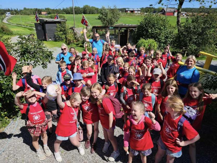 Barn på ferieklubben