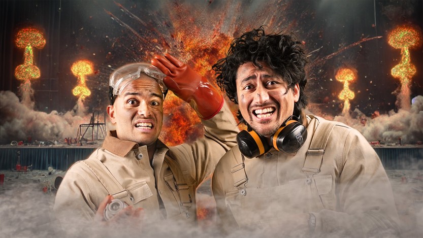 Pressefoto Vitenshitshow med Dennis Siva og Stian Sandø