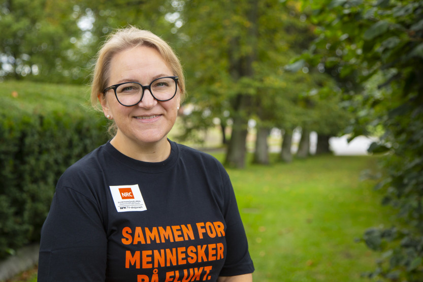 Margrethe Motzfeldt håper flere bedrifter vil være med å sponse stolpejakten.  Foto: Wanda Nordstrøm