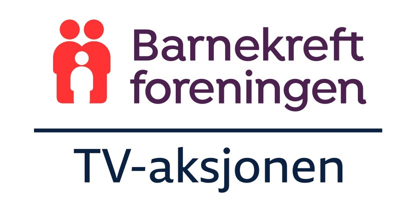 Logo for barnekreftforeningen og tv-aksjonen