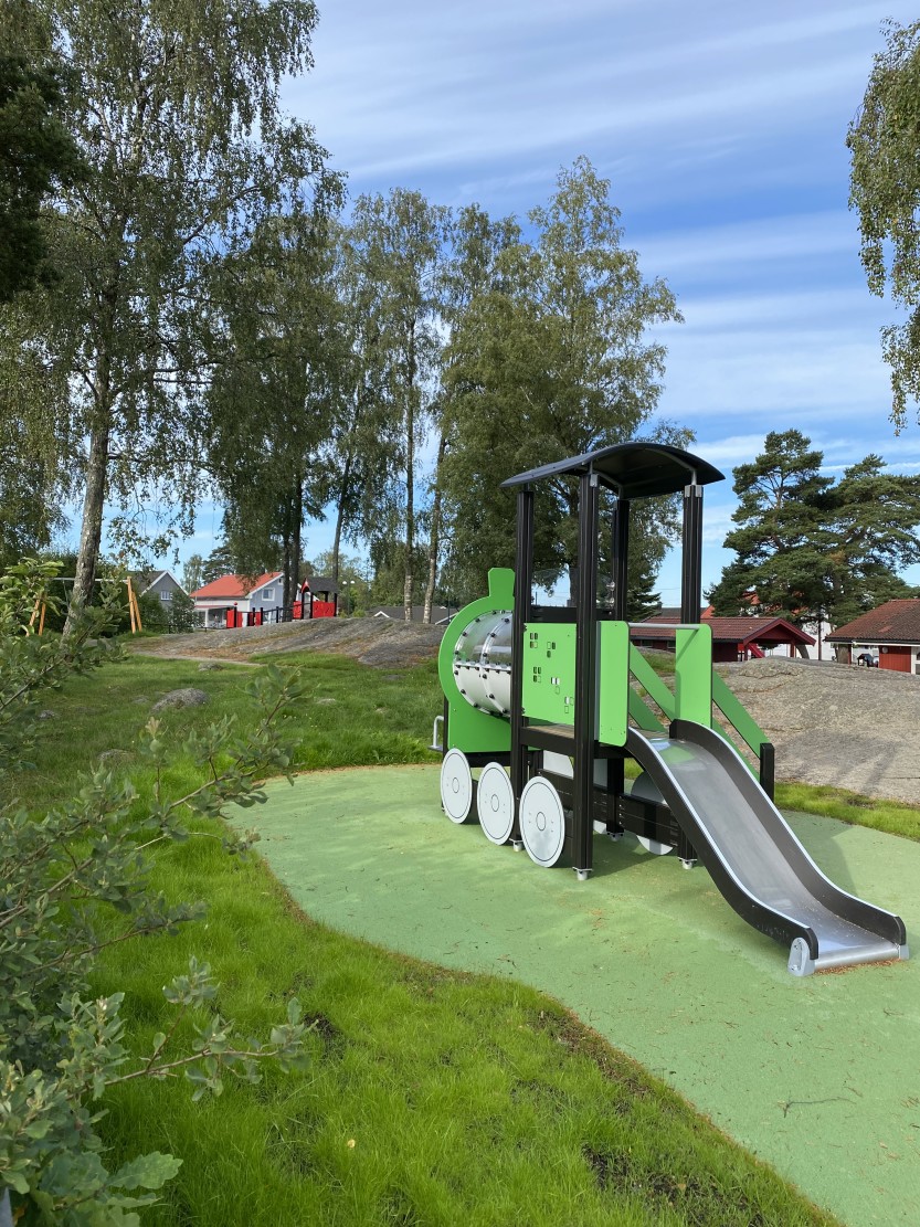 Fosbyløkka barnehage, uteareal.