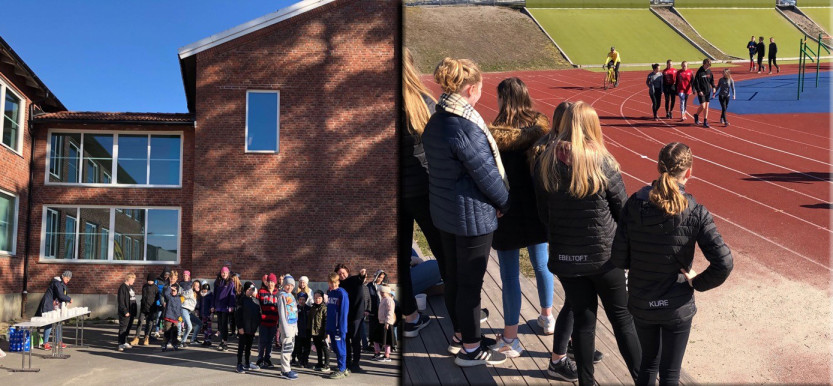 Elever ved Sandbakken barne- og ungdomsskole løp nylig til inntekt for Barnekreftforeningen. Løpet resulterte i 47.300 kroner.