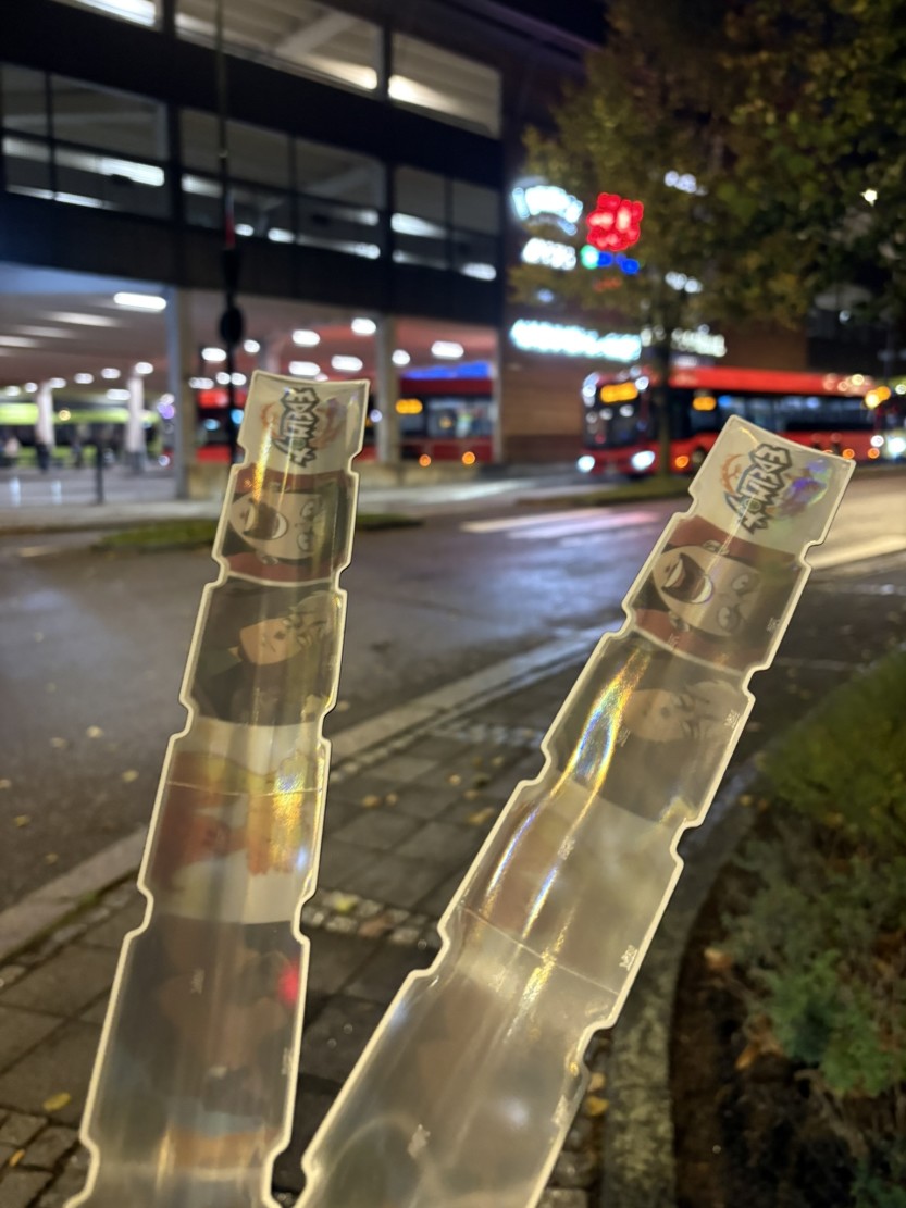 Slik ser årets refleksbånd ut.