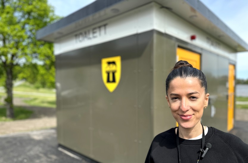 Manar Alsenwar er prosjektleder (foto: Ole Christian Foss)