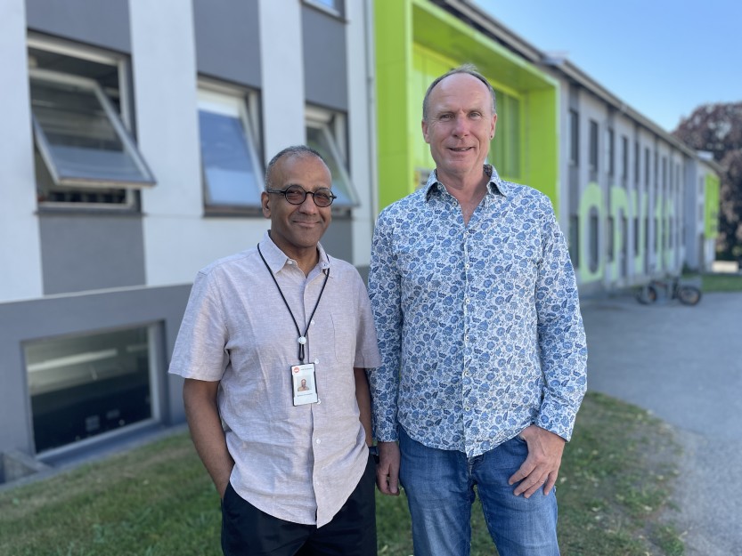 Rohan Christopher i NAV og Flemming Johnsen rådgiver mangfold, inkludering og likeverd