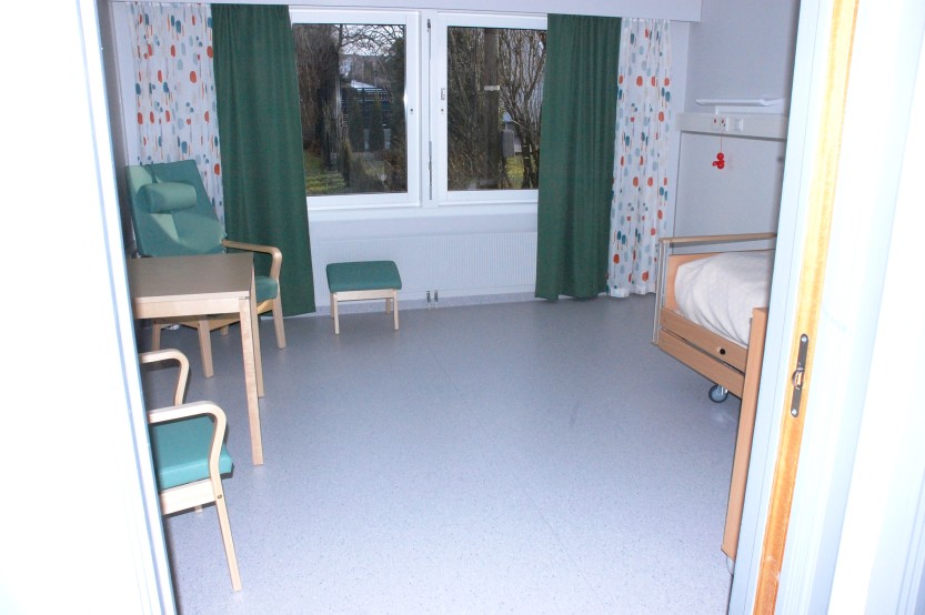 Et nytt beboerrom ved nye Kruseløkka sykehjem.