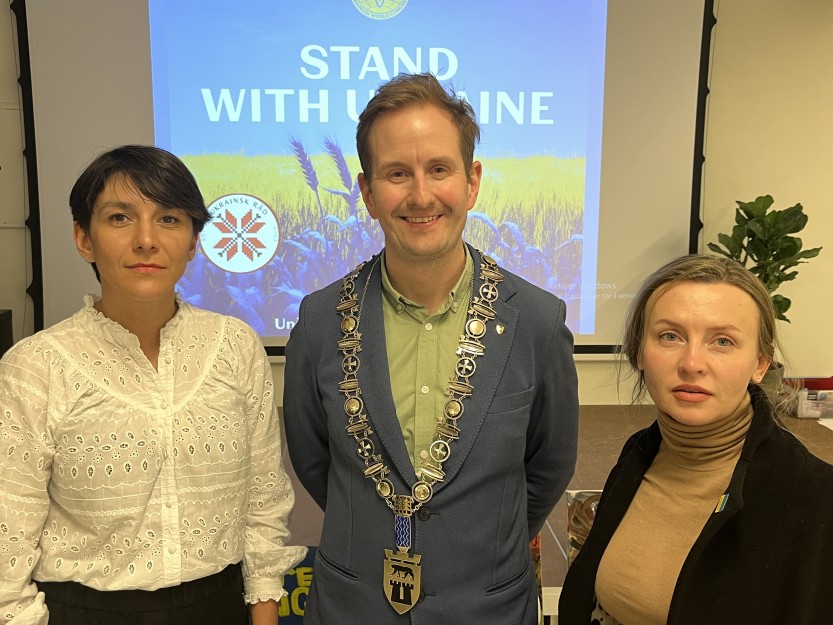 Ukrainsk råd og Sarpsborg kommune har inngått samarbeidsavtale