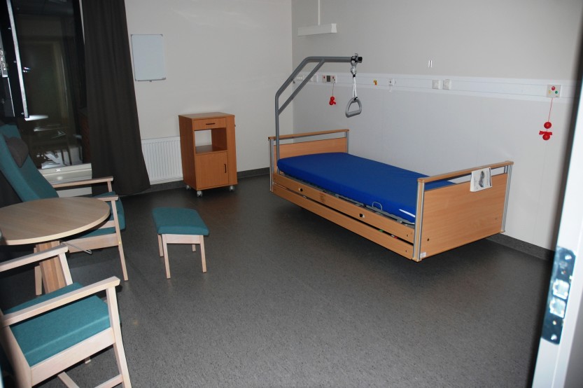 Pasientene kan snart flytte inn i det nye helsehuset i Sarpsborg.