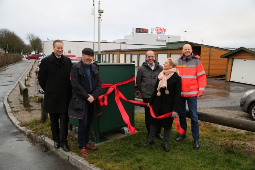 Åpning ny målestasjon for luftkvalitet