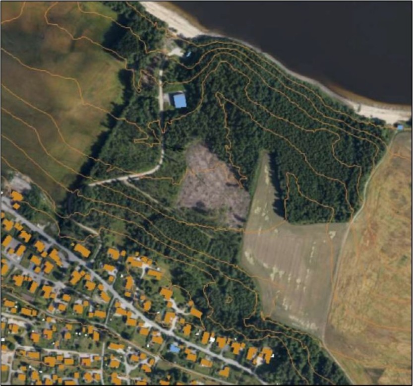 Oversiktsbilde fra Bodalstranda