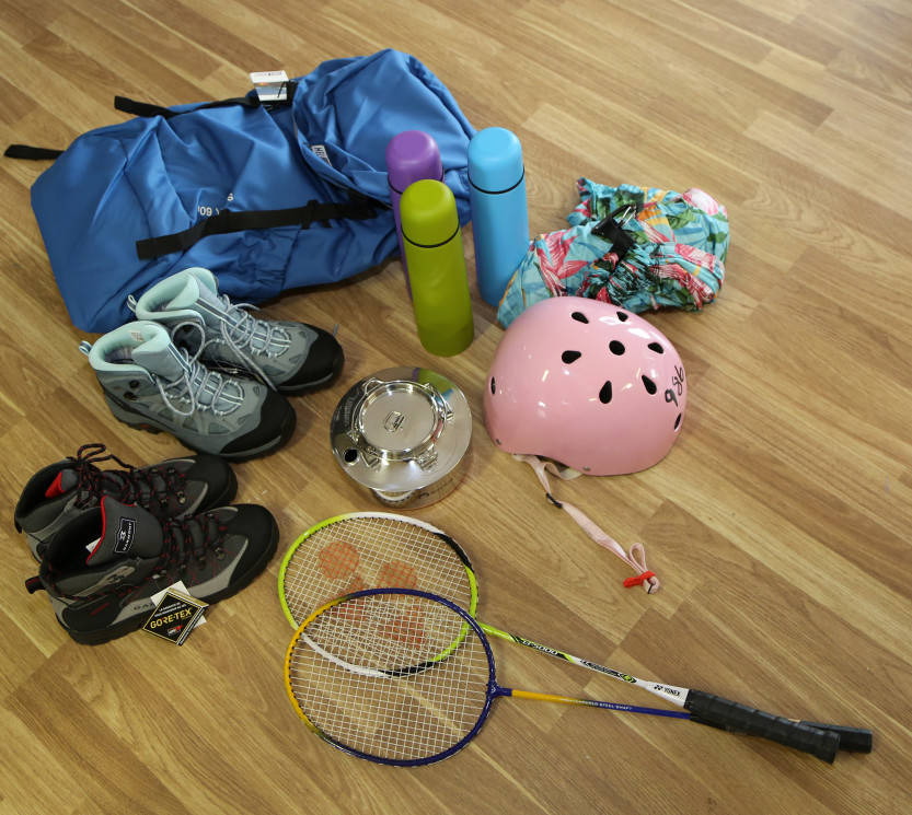 Utstyr man kan låne på skattkammeret