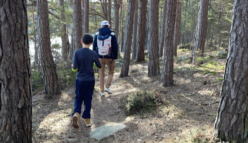 Ut på tur, illustrasjon