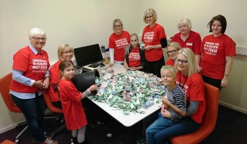 Tellekorpset TV-aksjonen 2016 består av DNB, kommunekomiteen og gode hjelpere.