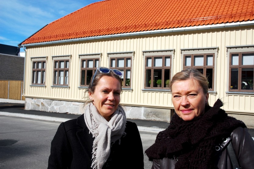 Prosjektledere for Almuen familiesenter, Tove Aasberg og Gøril Pedersen.