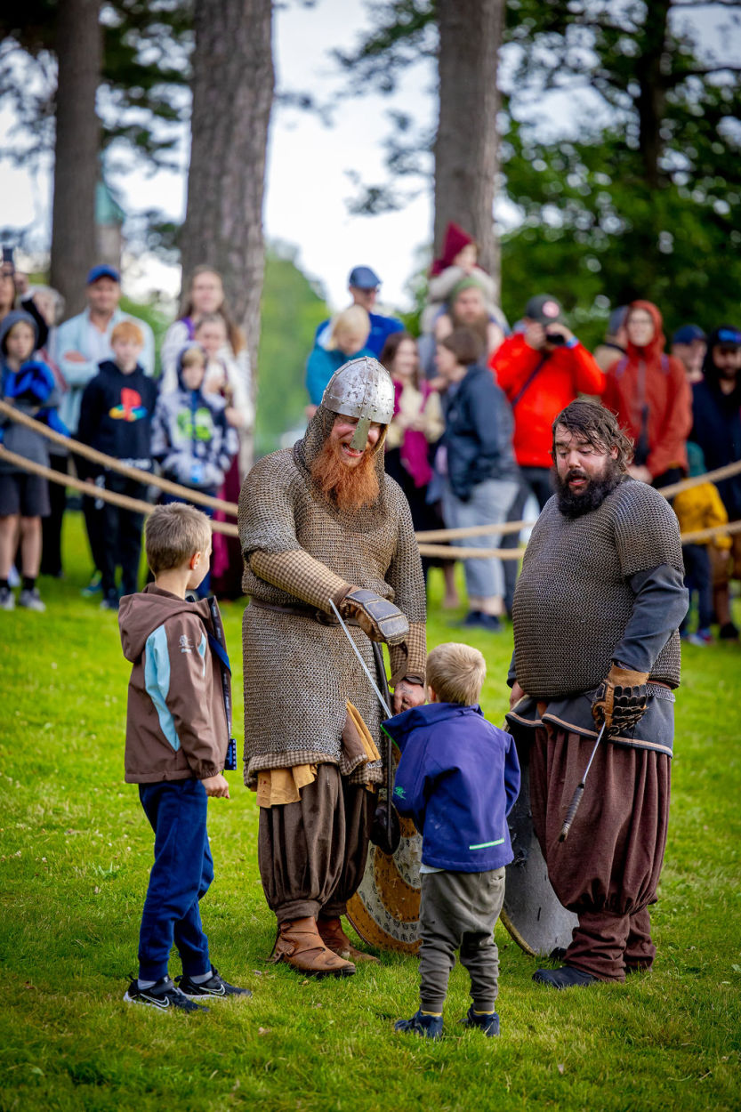 Fra fjorårets vikingmarked under Olavsdagene.