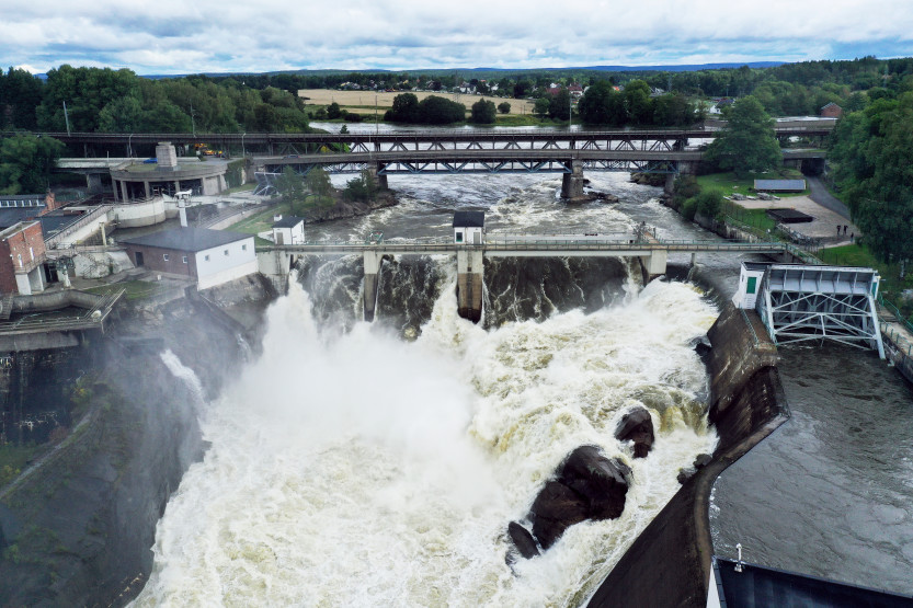 SARPSFOSSEN 10. august 2023 (foto: Ole Christan Foss)