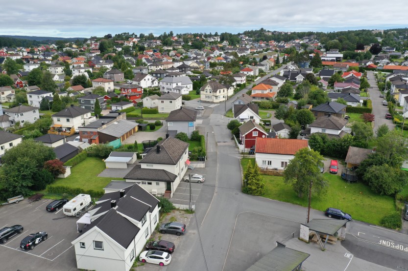 Lande torg og område