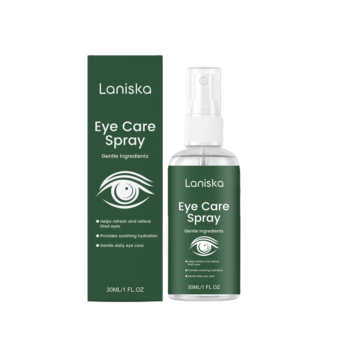 Plant-Powered Eye Mist with Lutein & Calendula for Relieving Screen Fatigue and Dryness