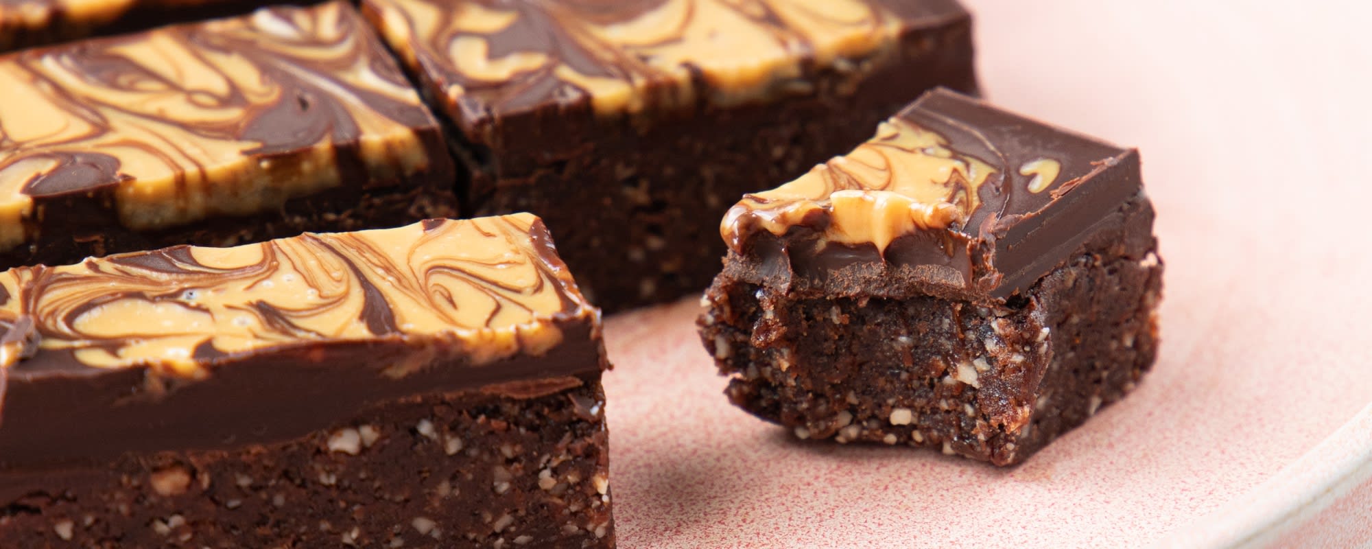 No bake peanutbutter brownie